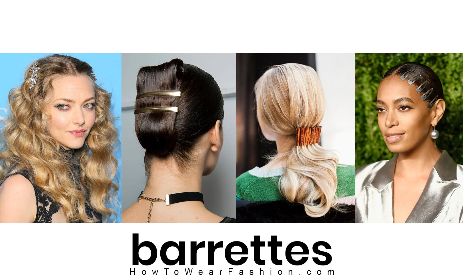 The Ultimate Guide to Barrettes HOWTOWEAR Fashion